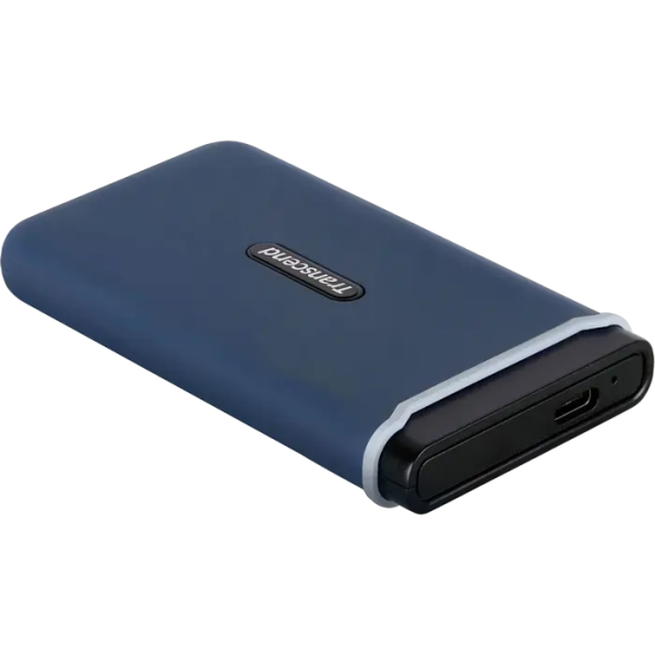 Внешний портативный SSD накопитель Transcend ESD370C 1 ТБ Морской Синий Внешний портативный SSD накопитель Transcend ESD370C 1 ТБ Морской Синий