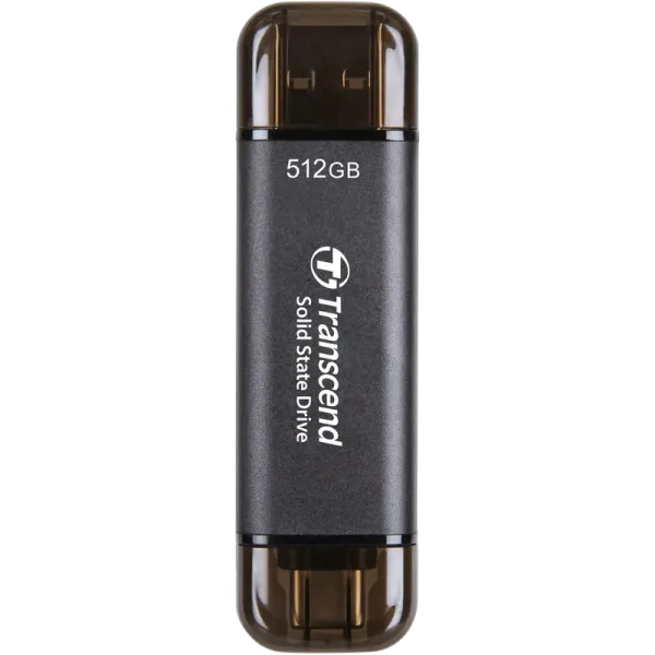 Внешний портативный SSD накопитель Transcend ESD310C 512 GB Чёрный Внешний портативный SSD накопитель Transcend ESD310C 512 GB Чёрный