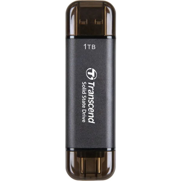 Внешний портативный SSD накопитель Transcend ESD310C 1 ТБ Чёрный