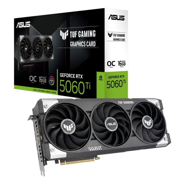 Видеокарта ASUS TUF Gaming GeForce RTX 5060 Ti OC - 16 ГБ | PCI-E 5.0 x16