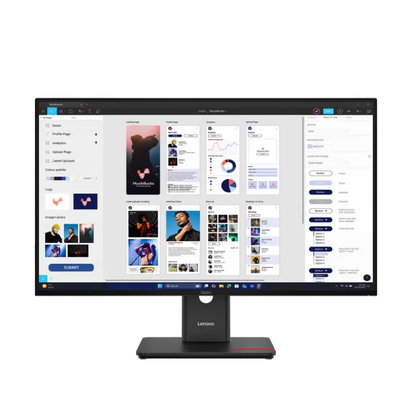 Монитор Lenovo ThinkVision T32UD-40 Чёрный - 31.5" | IPS | 3840x2160 | 140 ppi | 4 мс Монитор Lenovo ThinkVision T32UD-40 Чёрный - 31.5" | IPS | 3840x2160 | 140 ppi | 4 мс