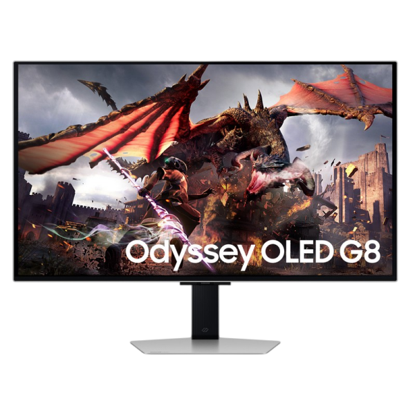 Monitor Gaming Samsung Odyssey G8 S32DG800 Argintiu - 32" | OLED | 3840x2160 | 240 Hz | 0.03 ms