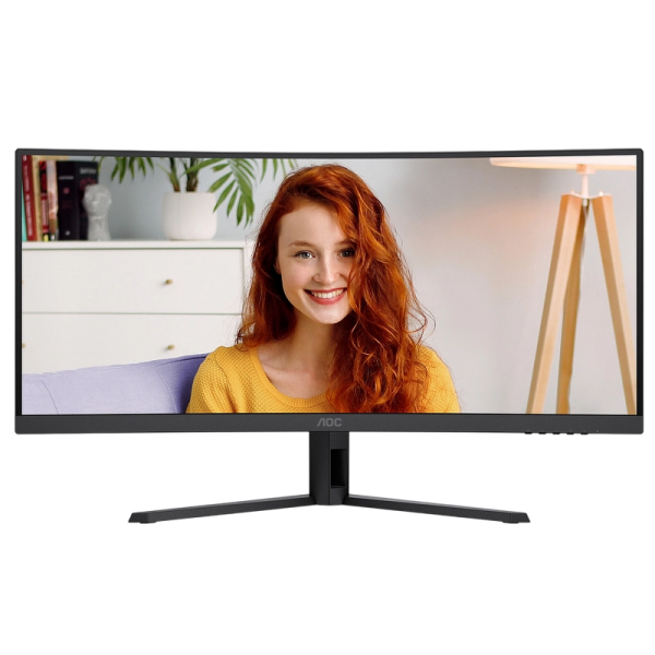 Офисный монитор AOC CU34B3E Чёрный - 34" | VA | 3440x1440 | 120 Hz | 1 мс