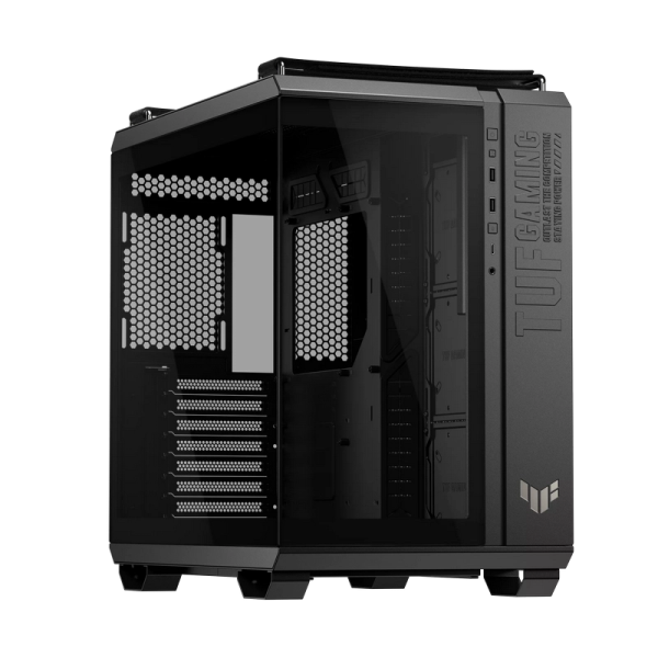Carcasă PC ASUS TUF Gaming GT502 Horizon Midi-Tower Negru - Fără PSU | Plastic,Oțel,Sticlă călită | ARGB Carcasă PC ASUS TUF Gaming GT502 Horizon Midi-Tower Negru - Fără PSU | Plastic,Oțel,Sticlă călită | ARGB