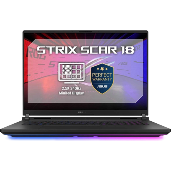 Laptop Gaming ASUS ROG Strix SCAR 18 G835LXG Negru - 18" | Mini LED | 240 Hz | 64 GB | 2 TB | Intel Core Ultra 9 290HX Plus | NVIDIA GeForce RTX 5090 | 24 Gb Laptop Gaming ASUS ROG Strix SCAR 18 G835LXG Negru - 18" | Mini LED | 240 Hz | 64 GB | 2 TB | Intel Core Ultra 9 290HX Plus | NVIDIA GeForce RTX 5090 | 24 Gb