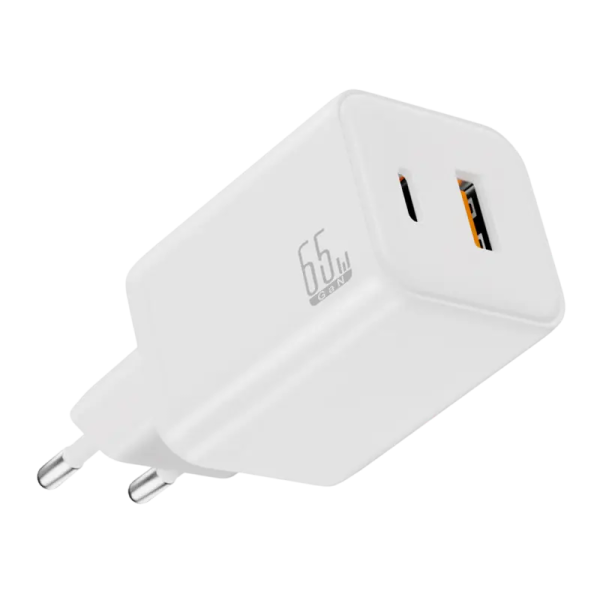 Încărcător Xpower Super Mini Alb - 65 W | USB Type-A ,USB Type-C Încărcător Xpower Super Mini Alb - 65 W | USB Type-A ,USB Type-C