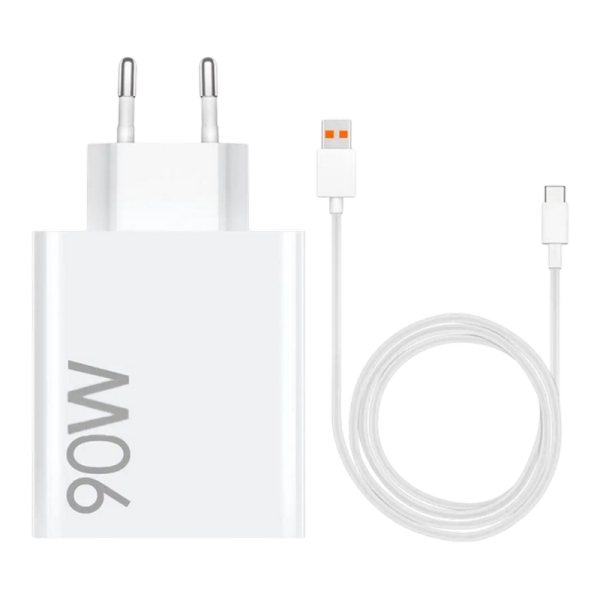 Зарядное устройство Xiaomi HyperCharge Combo (Type-A) Белый - 90 Вт | USB Type-A ,USB Type-C Зарядное устройство Xiaomi HyperCharge Combo (Type-A) Белый - 90 Вт | USB Type-A ,USB Type-C