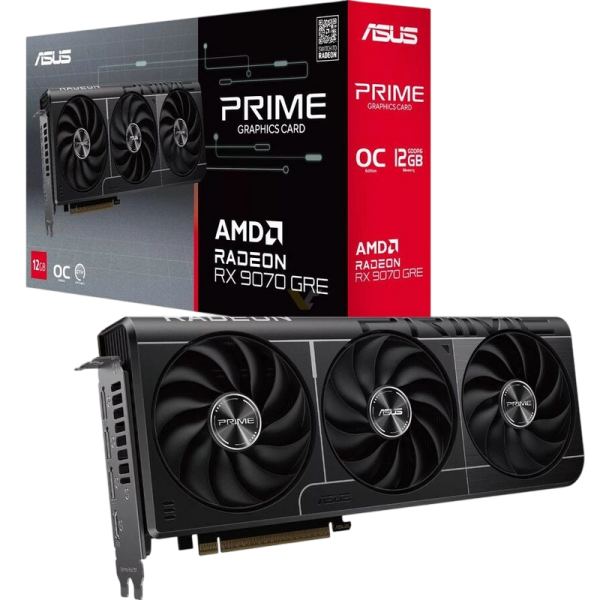 Placă video ASUS PRIME-RX9070GRE-O12G-EVO - 12GB | PCI-E 5.0 Placă video ASUS PRIME-RX9070GRE-O12G-EVO - 12GB | PCI-E 5.0