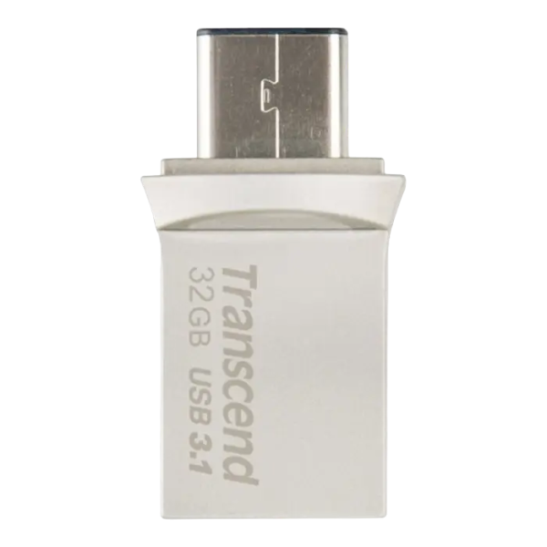 USB Flash накопитель Transcend JetFlash 890 32 ГБГБ Серебристый - 90 МБ/с | 25 МБ/с USB Flash накопитель Transcend JetFlash 890 32 ГБГБ Серебристый - 90 МБ/с | 25 МБ/с