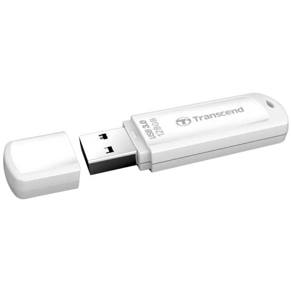 USB Flash накопитель Transcend JetFlash 730 128 ГБГБ Белый - 90 МБ/с | 40 МБ/с USB Flash накопитель Transcend JetFlash 730 128 ГБГБ Белый - 90 МБ/с | 40 МБ/с