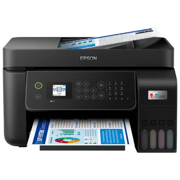 Multifunctional Inkjet Epson EcoTank L5290 Color A4 Negru - 1440 x 5760 dpi | 1200 dpi | 30 pagini | 3 pL Multifunctional Inkjet Epson EcoTank L5290 Color A4 Negru - 1440 x 5760 dpi | 1200 dpi | 30 pagini | 3 pL