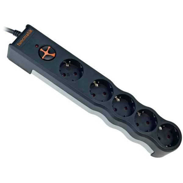 Сетевой фильтр Tuncmatik TSK6136 Черный - 1.5 м | 5 Сетевой фильтр Tuncmatik TSK6136 Черный - 1.5 м | 5