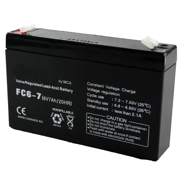 Acumulator UPS Ultra Power GP7-6 - 6 V | 7 Ah Acumulator UPS Ultra Power GP7-6 - 6 V | 7 Ah