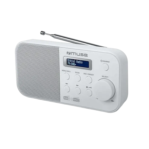 Портативное радио MUSE M-109 DBW Белый Портативное радио MUSE M-109 DBW Белый
