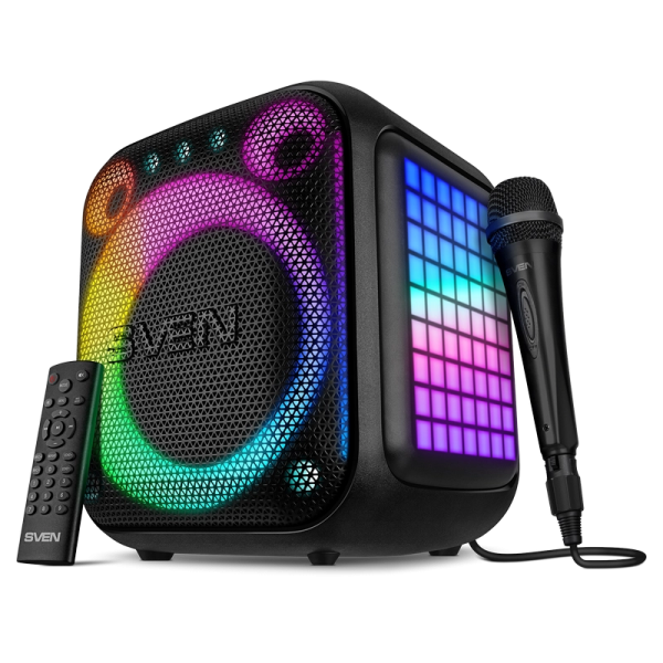 Портативная колонка SVEN PS-880 Чёрный - 110 Вт | 10 часов Портативная колонка SVEN PS-880 Чёрный - 110 Вт | 10 часов