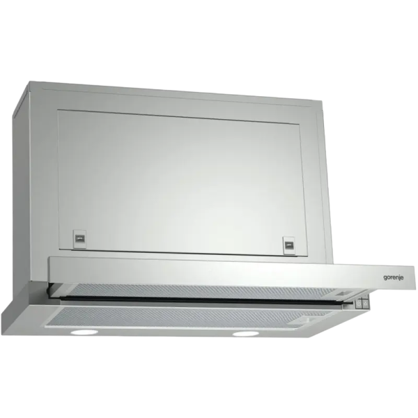 Встраиваемая Вытяжка Gorenje BHP623E8X Нержавеющая сталь - Рециркуляция,Эвакуация | 578 м3/ч | 246 Вт | 150 мм Встраиваемая Вытяжка Gorenje BHP623E8X Нержавеющая сталь - Рециркуляция,Эвакуация | 578 м3/ч | 246 Вт | 150 мм
