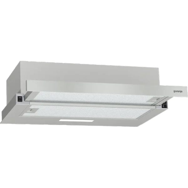 Hota încorporabilă Gorenje TH60E3X Oțel inoxidabil - Recirculare,Evacuare | 350 m3/h | 110 W | 150 mm Hota încorporabilă Gorenje TH60E3X Oțel inoxidabil - Recirculare,Evacuare | 350 m3/h | 110 W | 150 mm