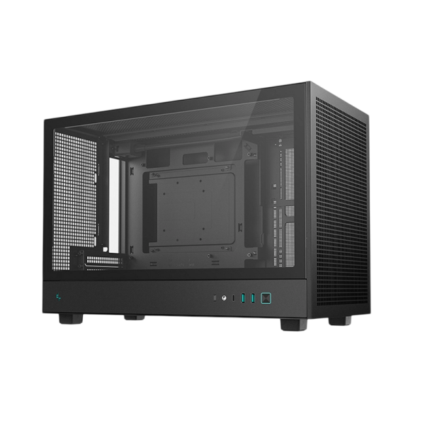 Carcasă PC Deepcool CH260 Mini-Tower Negru - Fără PSU | Oțel, plastic ABS, Sticlă călită Carcasă PC Deepcool CH260 Mini-Tower Negru - Fără PSU | Oțel, plastic ABS, Sticlă călită