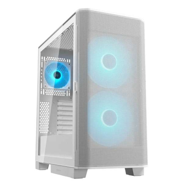 Carcasă PC Cougar Airface FLO RGB Midi-Tower Alb - Fără PSU | Oțel, plastic ABS, Sticlă călită | ARGB Carcasă PC Cougar Airface FLO RGB Midi-Tower Alb - Fără PSU | Oțel, plastic ABS, Sticlă călită | ARGB