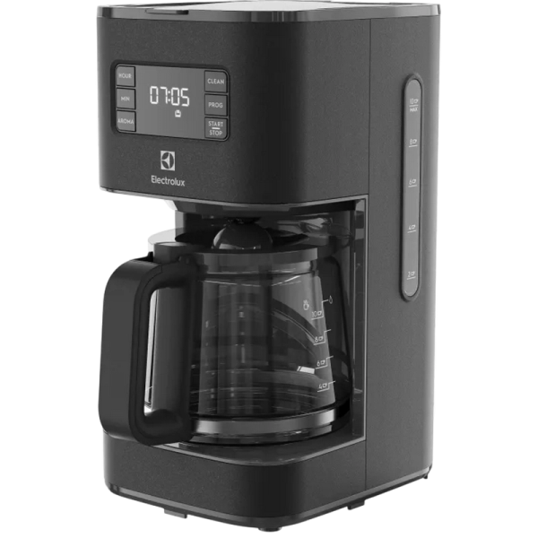 Aparat de cafea Electrolux E5CM1-6AN Negru - Cafea măcinată | 1080 W | 1.37 l Aparat de cafea Electrolux E5CM1-6AN Negru - Cafea măcinată | 1080 W | 1.37 l