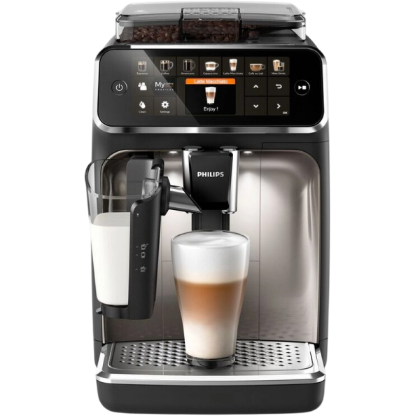 Aparat de cafea Philips EP5447/90 Negru - Cafea boabe | 1500 W | 15 bar | 1.8 l Aparat de cafea Philips EP5447/90 Negru - Cafea boabe | 1500 W | 15 bar | 1.8 l