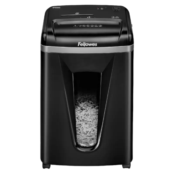 Шредер Fellowes Powershred® 450M Черный - A4 | 22 л Шредер Fellowes Powershred® 450M Черный - A4 | 22 л