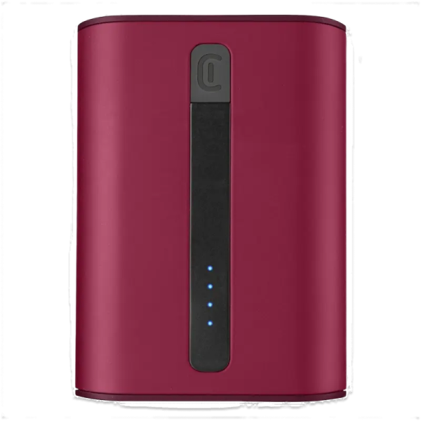 Acumulator extern Cellularline Thunder Roșu - 10000 mAh Acumulator extern Cellularline Thunder Roșu - 10000 mAh