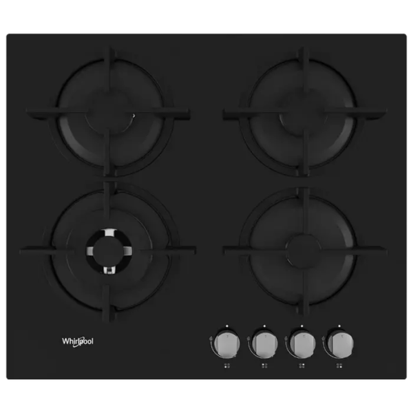 Газовая варочная панель Whirlpool GOR 625/NB1 Черный - 7.8 кВт | Закаленное стекло Газовая варочная панель Whirlpool GOR 625/NB1 Черный - 7.8 кВт | Закаленное стекло