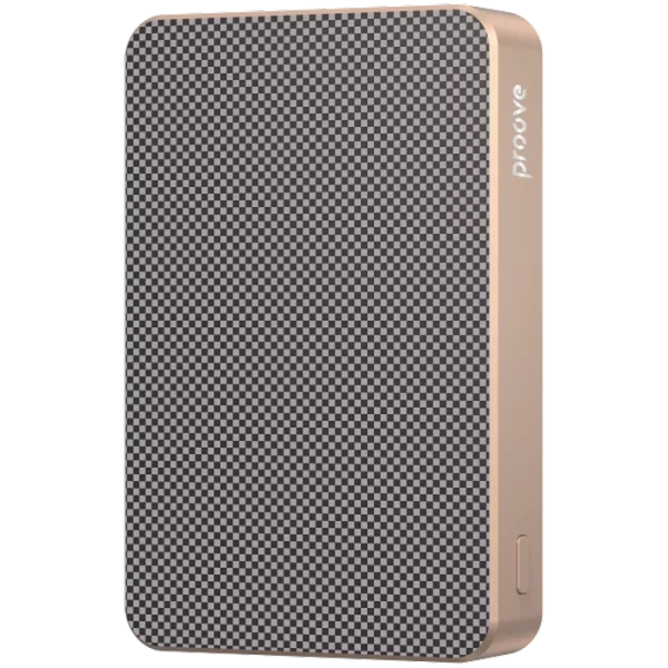 Портативное зарядное устройство Proove Carbon Slim 22.5W Золотой - Li-Polymer | 10000 мАч Портативное зарядное устройство Proove Carbon Slim 22.5W Золотой - Li-Polymer | 10000 мАч