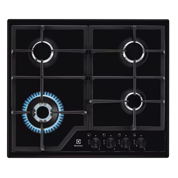 Газовая варочная панель Electrolux KGS6436K Черный - Эмалированная сталь Газовая варочная панель Electrolux KGS6436K Черный - Эмалированная сталь
