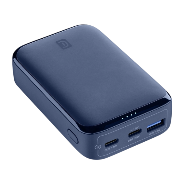 Acumulator extern Cellularline Essence Promo Albastru - Li-Polymer | 10000 mAh Acumulator extern Cellularline Essence Promo Albastru - Li-Polymer | 10000 mAh