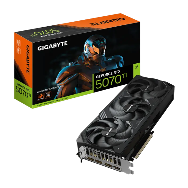 Placă video Gigabyte GeForce RTX 5070 Ti WINDFORCE OC SFF - 16GB | PCI-E 5.0 x16 Placă video Gigabyte GeForce RTX 5070 Ti WINDFORCE OC SFF - 16GB | PCI-E 5.0 x16