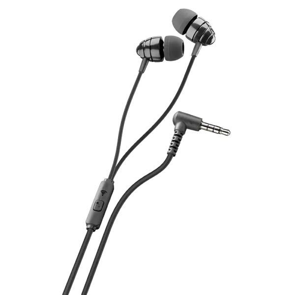 Наушники Cellularline Ploos In-Ear Чёрный - Проводной аналоговый Наушники Cellularline Ploos In-Ear Чёрный - Проводной аналоговый