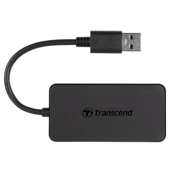 USB-концентратор Transcend HUB2 Черный - USB | Пластик USB-концентратор Transcend HUB2 Черный - USB | Пластик