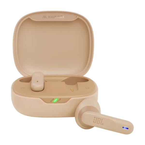 Căști Bluetooth JBL Wave Flex Bej - Fără fir | 32 ore | 20 Hz - 20000 Hz Căști Bluetooth JBL Wave Flex Bej - Fără fir | 32 ore | 20 Hz - 20000 Hz