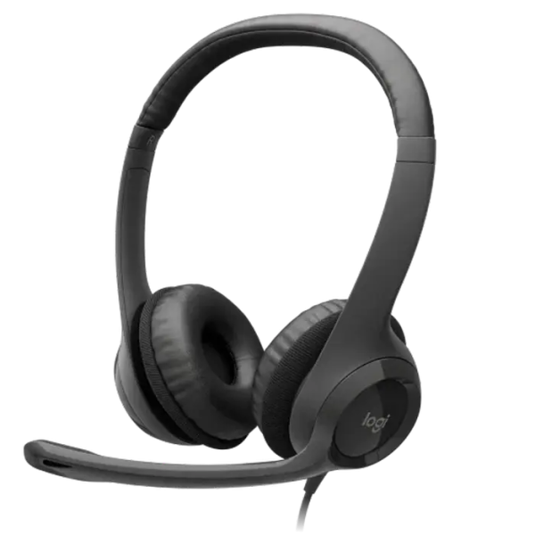 Гарнитуры для Колл-центров Logitech H390 Чёрный - Проводной аналоговый | 20 Гц - 20000 Гц Гарнитуры для Колл-центров Logitech H390 Чёрный - Проводной аналоговый | 20 Гц - 20000 Гц