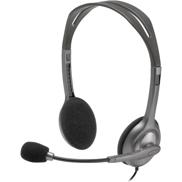 Гарнитуры для Колл-центров Logitech H111 Серый - Проводной аналоговый | 20 Гц - 20000 Гц Гарнитуры для Колл-центров Logitech H111 Серый - Проводной аналоговый | 20 Гц - 20000 Гц