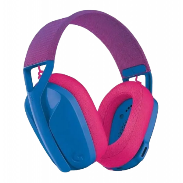 Căști gaming Logitech G435, Fără fir, Albastru/Roz