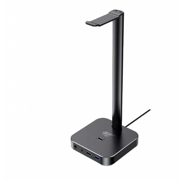 Подставка для игровой гарнитуры Havit TH610, USB, Чёрный Подставка для игровой гарнитуры Havit TH610, USB, Чёрный