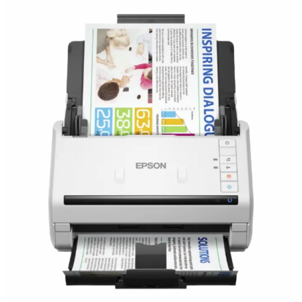 Scaner de documente cu alimentare automată Epson WorkForce DS-530II, A4, Alb