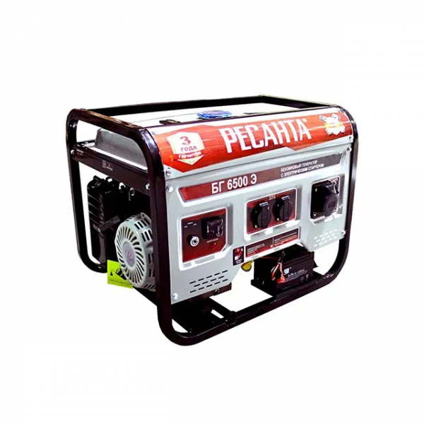 Generator RESANTA БГ6500 Э Benzină 5 kW 220 V Generator RESANTA БГ6500 Э Benzină 5 kW 220 V