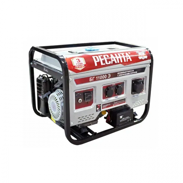 Generator БГ11000 Э Benzină 8.8 kW 220 V RESANTA Generator БГ11000 Э Benzină 8.8 kW 220 V RESANTA