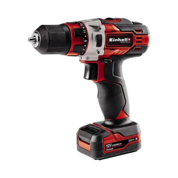 Mașină de înșurubat cu acumulator TE-CD 12/1 Li 30 Nm 2.0 Ah 12 V 1400 rot/min Einhell Mașină de înșurubat cu acumulator TE-CD 12/1 Li 30 Nm 2.0 Ah 12 V 1400 rot/min Einhell