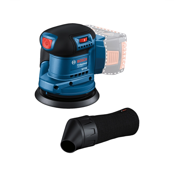 Șlefuitor cu excentric pe acumulator (fără acumulator) GEX 185-LI 125 mm 18 V 6000-10000 rot/min Bosch