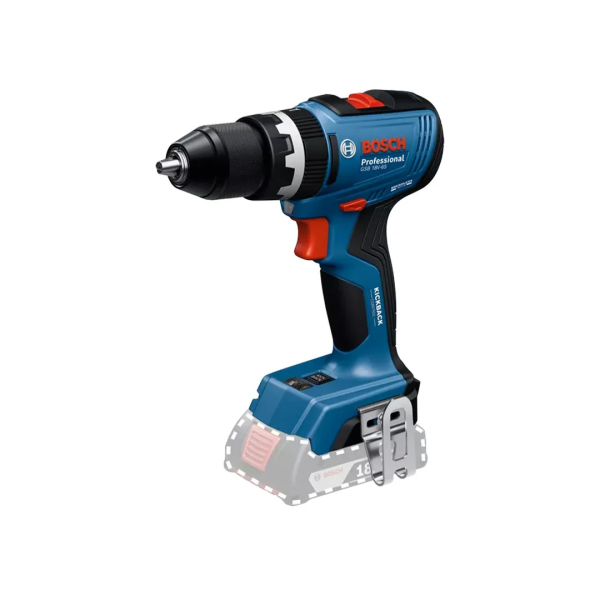 Аккумуляторная дрель (без аккумулятора) GSB 18V-65 65 Нм 18 В 0 - 2100 об/мин Bosch Аккумуляторная дрель (без аккумулятора) GSB 18V-65 65 Нм 18 В 0 - 2100 об/мин Bosch