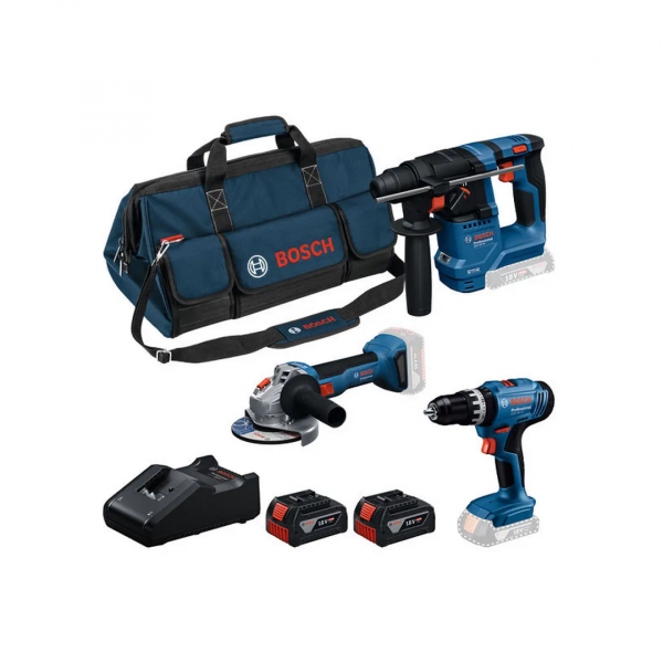 Set scule electrice 2 x 4.0 Ah (Li-Ion) 18 V Bosch