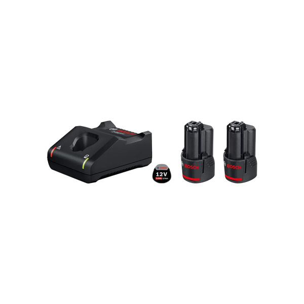 Set încărcător + 2 acumulatoare Bosch GAL 12V-40 + GBA 2 x 3 Ah 12 V li-Ion Set încărcător + 2 acumulatoare Bosch GAL 12V-40 + GBA 2 x 3 Ah 12 V li-Ion