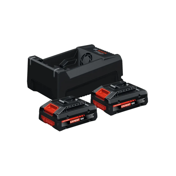 Set încărcător + 2 acumulatoare EXPERT 4.0 Ah (Li-ion) 18 V Bosch Set încărcător + 2 acumulatoare EXPERT 4.0 Ah (Li-ion) 18 V Bosch