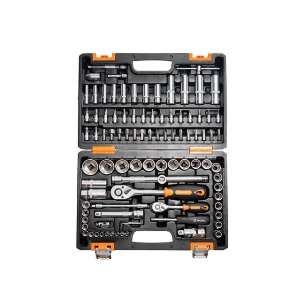 Set de chei tubulare cu clichet 1/2'' - 1/4'' 4 - 32 mm 94 buc. Vihr