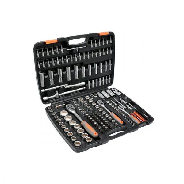 Набор головок с трещоткой 1/4", 3/8", 1/2" AS-DRIVE 173 шт. Sthor